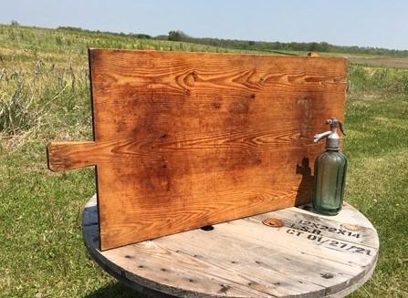 XL Vintage French Bread Board, Rectangle Bread Board, Wood Cutting Board A10