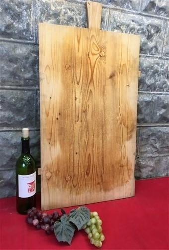 Large Vintage French Bread Board, Rectangle Bread Board, Wood Cutting Board G37,