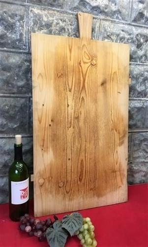 Large Vintage French Bread Board, Rectangle Bread Board, Wood Cutting Board G37,