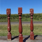 3 Balusters Painted Wood Architectural Salvage Spindles Porch House Trim A34,