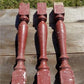 3 Balusters Painted Wood Architectural Salvage Spindles Porch House Trim A34,
