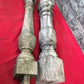 2 Large Wood Balusters, Architectural Salvage Spindles, Porch Post Columns D,