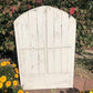 English Barn Door, White Wood Architectural Frame, Farmhouse Decor, Rustic Decor