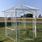 Hexagon Metal Gazebo, Backyard Gazebo, Garden Pergola, Outdoor Patio, Arbor A