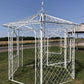 Hexagon Metal Gazebo, Backyard Gazebo, Garden Pergola, Outdoor Patio, Arbor A