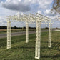 Metal Pergola, Flat Top Gazebo, Backyard Gazebo, Outdoor Patio, Garden Arbor