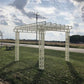 Metal Pergola, Flat Top Gazebo, Backyard Gazebo, Outdoor Patio, Garden Arbor