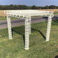 Metal Pergola, Flat Top Gazebo, Backyard Gazebo, Outdoor Patio, Garden Arbor