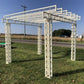 Metal Pergola, Flat Top Gazebo, Backyard Gazebo, Outdoor Patio, Garden Arbor