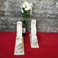 Pair White Wood Corbels, Bookends Shelf Mantel Decor, Architectural Brackets