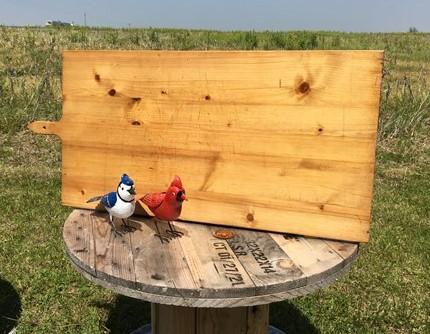 XL Vintage French Bread Board, Rectangle Bread Board, Wood Cutting Board G15