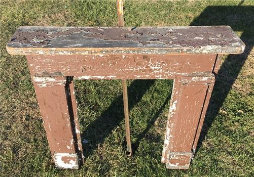 Antique Wood Fireplace Mantel Suround Architectural Salvage Victorian Rustic A43