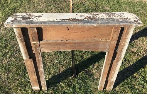 Antique Wood Fireplace Mantel Suround Architectural Salvage Victorian Rustic A41