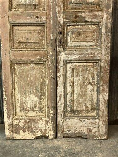 Antique French Double Doors (48x100.5) European Doors, Raised Panel Doors A99