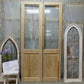 Antique French Double Doors (48.5x95) Single Pane Glass European Doors J10