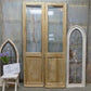 Antique French Double Doors (48.5x95) Single Pane Glass European Doors J10