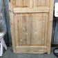 Antique 3 Pane Door (31.5x95) Raised Panel Door, Single Entry Door European L15