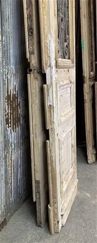 Antique French Double Doors (53x116) Wood Iron Doors, European Doors R12