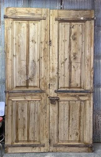 Antique French Double Doors (65x105) European Doors Thick Molding R9