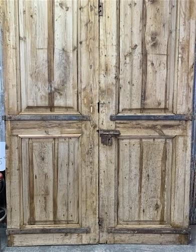 Antique French Double Doors (65x105) European Doors Thick Molding R9