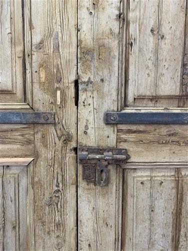 Antique French Double Doors (65x105) European Doors Thick Molding R9