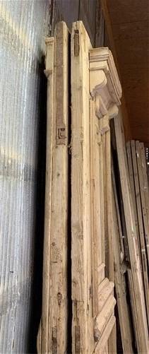 Antique French Double Doors (65x105) European Doors Thick Molding R9