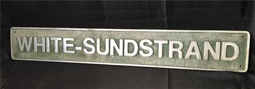 White Sundstrand Sign, Vintage Advertising Sign, White Sundstrand Machine Tool,