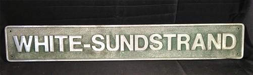 White Sundstrand Sign, Vintage Advertising Sign, White Sundstrand Machine Tool,