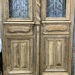 Antique French Double Doors (52x103.5) Wood Iron Doors, European Doors R14