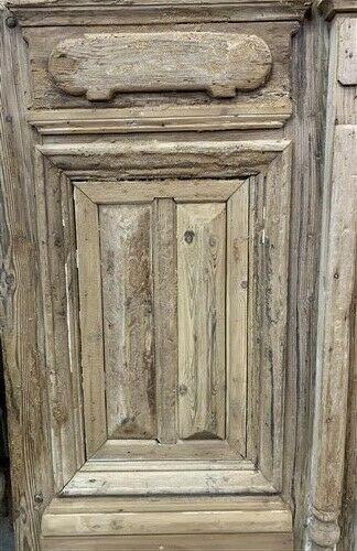 Antique French Double Doors (52x103.5) Wood Iron Doors, European Doors R14