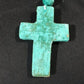 Green Clay Bead Rosary Necklace, Rosary Catholic Crucifix, Terra Cota Cross