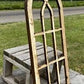 Dark Arched Cathedral Window Frame, Wooden Church Frame, Gothic Window Frame,