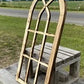 Dark Arched Cathedral Window Frame, Wooden Church Frame, Gothic Window Frame,