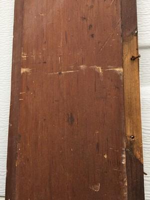 6 Wood Trim Pieces, Architectural Salvage, Reclaimed Vintage Wood Baseboard A14