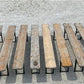 10 Vintage German Beer Garden Benches, Portable Industrial Wood Bench Seats 11C,