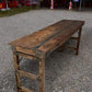 Rustic Folding Table, Vintage Dining Room Table, Kitchen Island, Sofa Table, B95