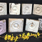 8 Plinth Blocks, Antique Bullseye Rosettes, Architectural Salvage, Wood Trim A25