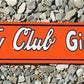 Country Club Ginger Ale Sign, Metal Advertising Sign, Retro Diner Decor Sign,