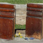2 Plinth Blocks, Door Trim Molding, Architectural Salvage, Antique Wood Trim C3,
