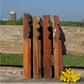 4 Plinth Blocks, Door Trim Molding, Architectural Salvage, Antique Wood Trim B3,