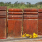 4 Plinth Blocks, Door Trim Molding, Architectural Salvage, Antique Wood Trim B3,