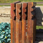 4 Plinth Blocks, Door Trim Molding, Architectural Salvage, Antique Wood Trim B2,