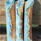 3 Plinth Blocks, Door Trim Molding Architectural Salvage, Antique Wood Trim C34