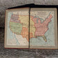 1920s Putman's Handy Map Book, 1920 Population, Colored Map Plates, Pocket Book