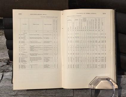 1883-1894 Report of the Commissioner of Education Set, Demographics Race