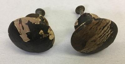 Vintage Mixed Wood Drawer Pulls, Cupboard Knobs, Cabinet Door Dresser Handle B