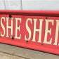 She Shed Sign, Rustic Metal Art, She Shed Decor, Garden She Shed Wall Art,