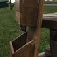 Wood Mail Letter Holder, Rustic Mail Sorter Organizer, Farmhouse Bill Caddy A