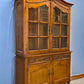 China Hutch Cabinet with Drawer, Display Cabinet, Kitchen Cupboard, Walnut