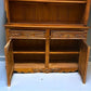 China Hutch Cabinet with Drawer, Display Cabinet, Kitchen Cupboard, Walnut